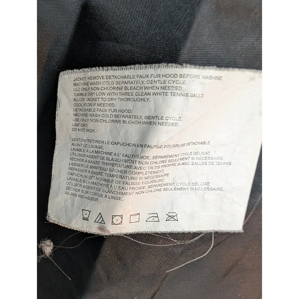 HFX Performance Men's Black Puffer Jacket Size L Wind Resistant Outdoor Full Zip